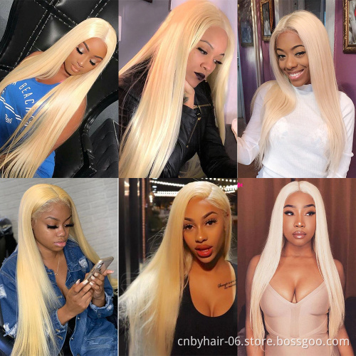 613 Blonde Virgin Human Hair,613 Cuticle Aligned Hair Bundles With Frontal,Blonde Virgin Human Hair 613 Bundles With Closure